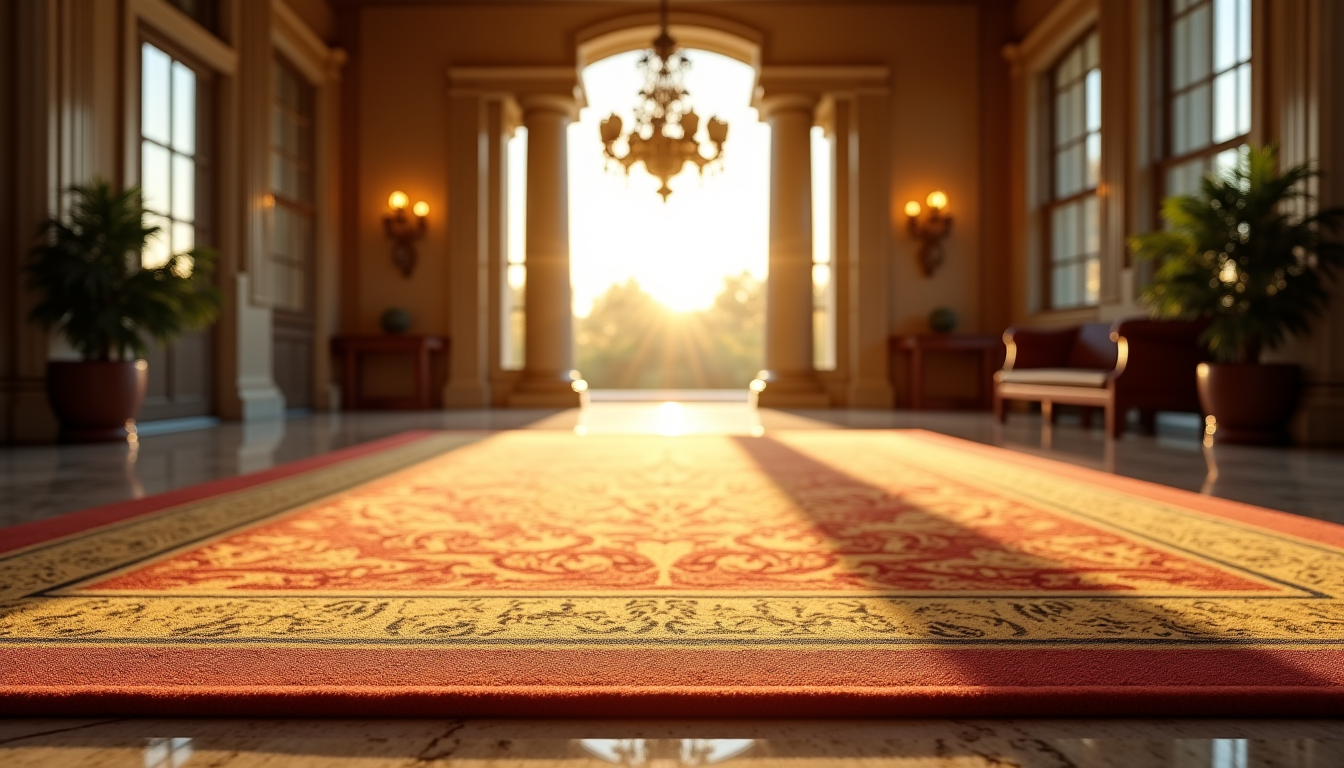 Illustration : le tapis à empreinte trouve sa place dans — rouleau gravé ou tapis à empreinte : quelle technique pour vos décors