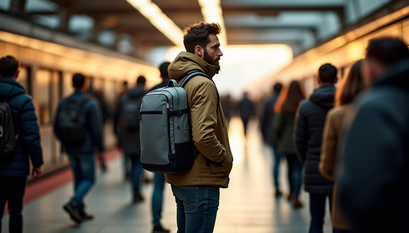 Illustration : pensez également aux moments où vous devez poser — premier sac à dos urbain : par où commencer selon votre mode de déplacement