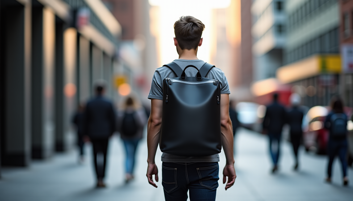 Illustration : le design discret présente des avantages concrets. un — 7 erreurs fréquentes dans le choix d'un sac à dos pour trajets urbains