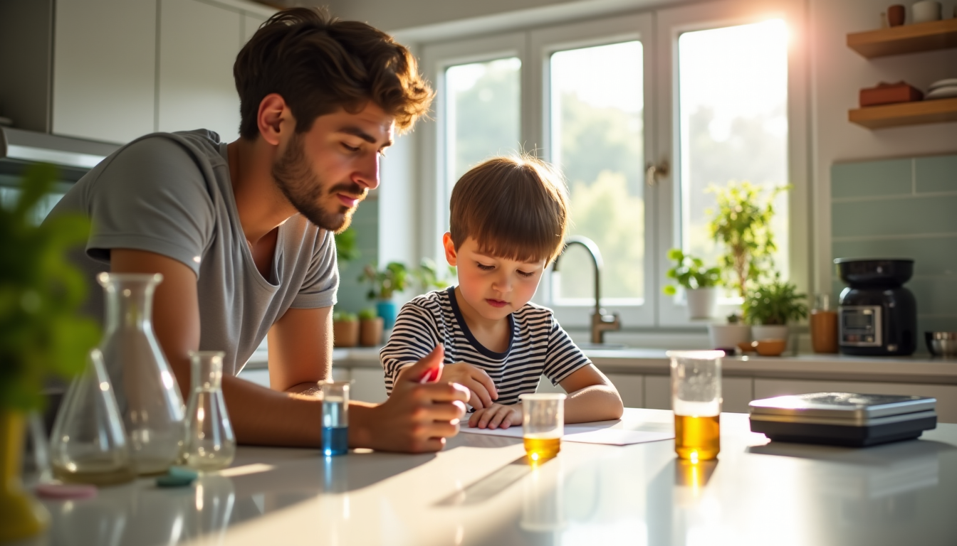 Avant d'offrir un kit scientifique : accompagnement et espace nécessaires Illustration : certains kits présupposent que vous possédez déjà du — avant d'offrir un kit scientifique : accompagnement et espace nécessaires
