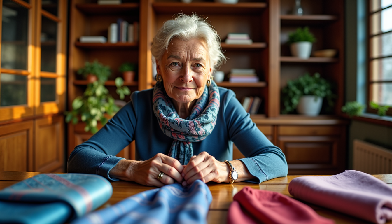 Illustration : t peut prendre plusieurs heures, mais cette patience — 7 erreurs fréquentes dans le nouage et l'entretien des foulards en soie