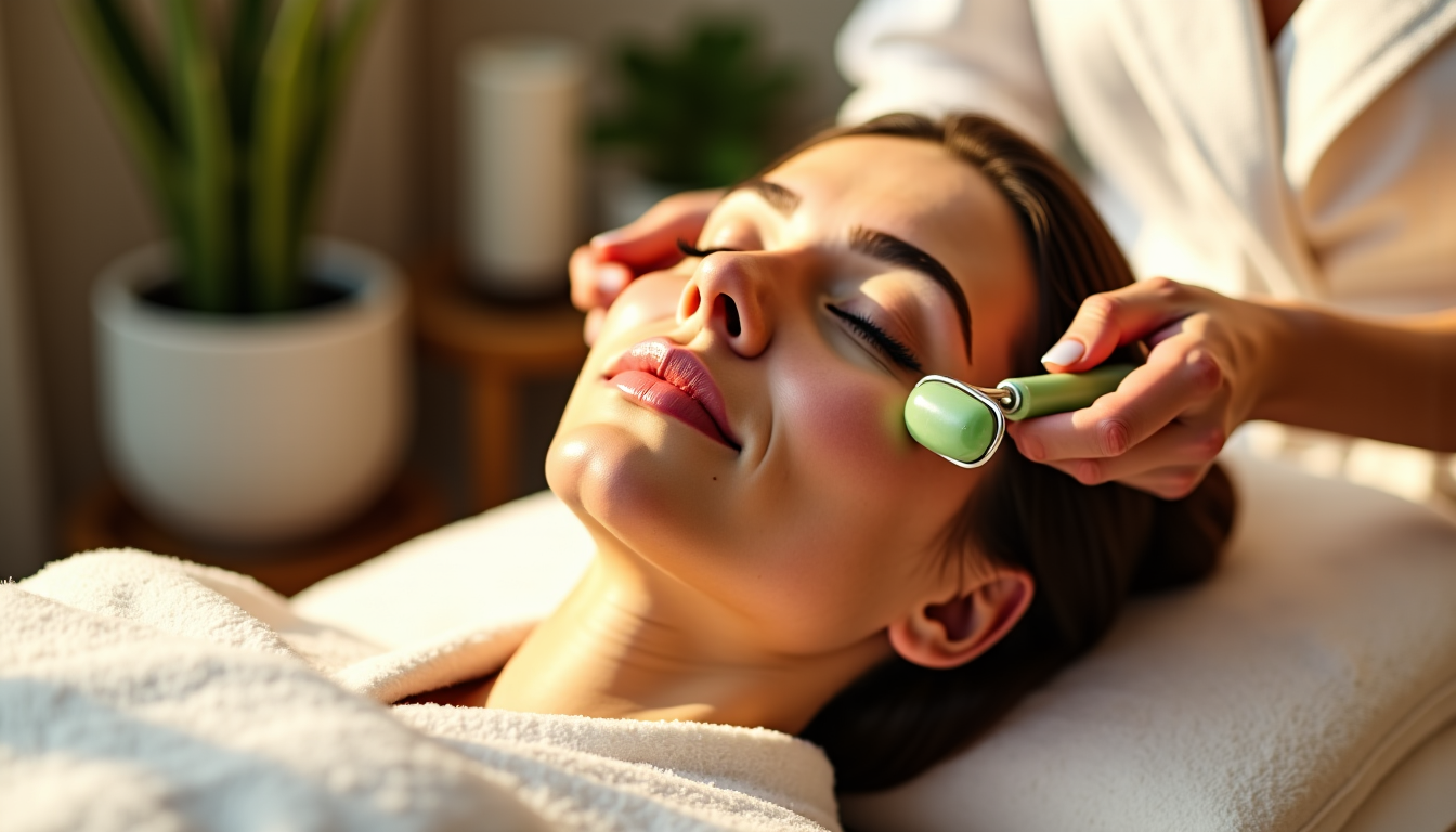 Massage facial au rouleau de beauté : méthode complète en 8 étapes Illustration : cette manœuvre combat efficacement l'affaissement des joues et — massage facial au rouleau de beauté : méthode complète en 8 étapes