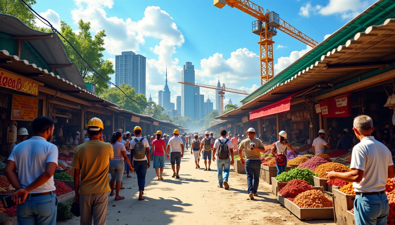 Illustration : renseignez-vous sur les particularités locales : marchés bruyants — erreurs à éviter lors d’une réservation sur une plateforme touristique
