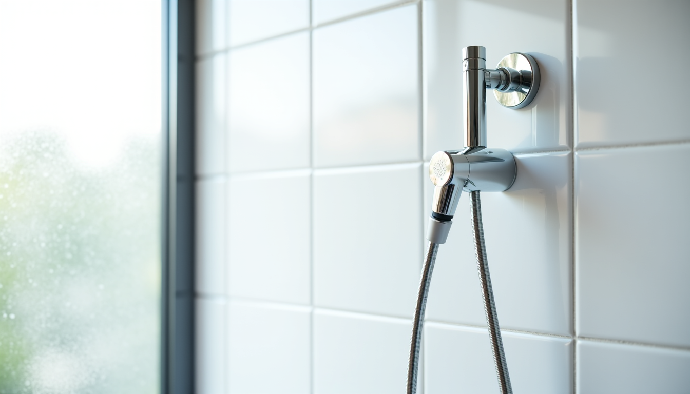 Illustration : le calcaire s'accumule progressivement dans les raccords et — flexible douche choisir pour une installation durable ?
