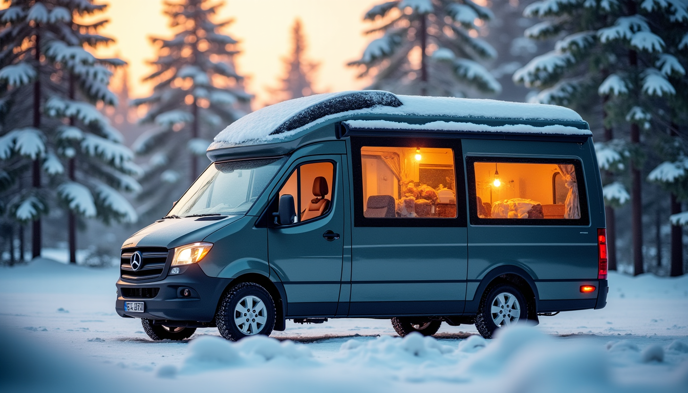 Illustration : l'isolation thermique de votre camping-car joue un rôle — éviter la condensation dans un camping-car en hiver ?