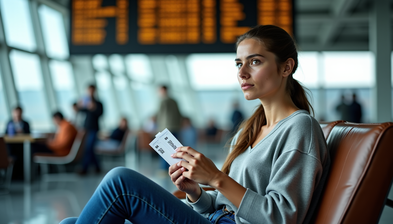 Illustration : les périodes d'incertitude personnelle comme une grossesse, une — différences entre billet d’avion modifiable et billet remboursable