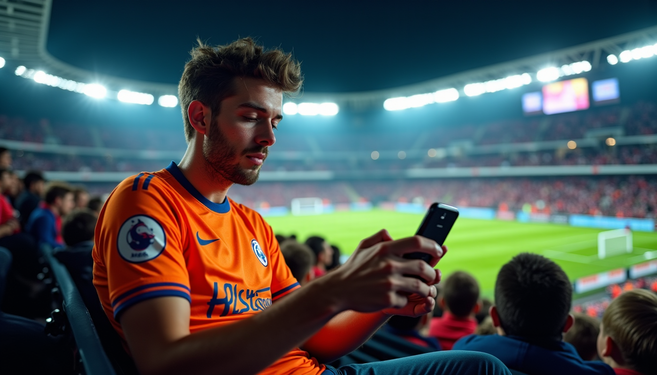 Choisir son bookmaker en Ligue 1 : 6 étapes pour vérifier agrément ANJ et sponsor maillot Illustration : fin du match. vérifiez que le bookmaker couvre — choisir son bookmaker en ligue 1 : 6 étapes pour vérifier agrément anj et sponsor maillot