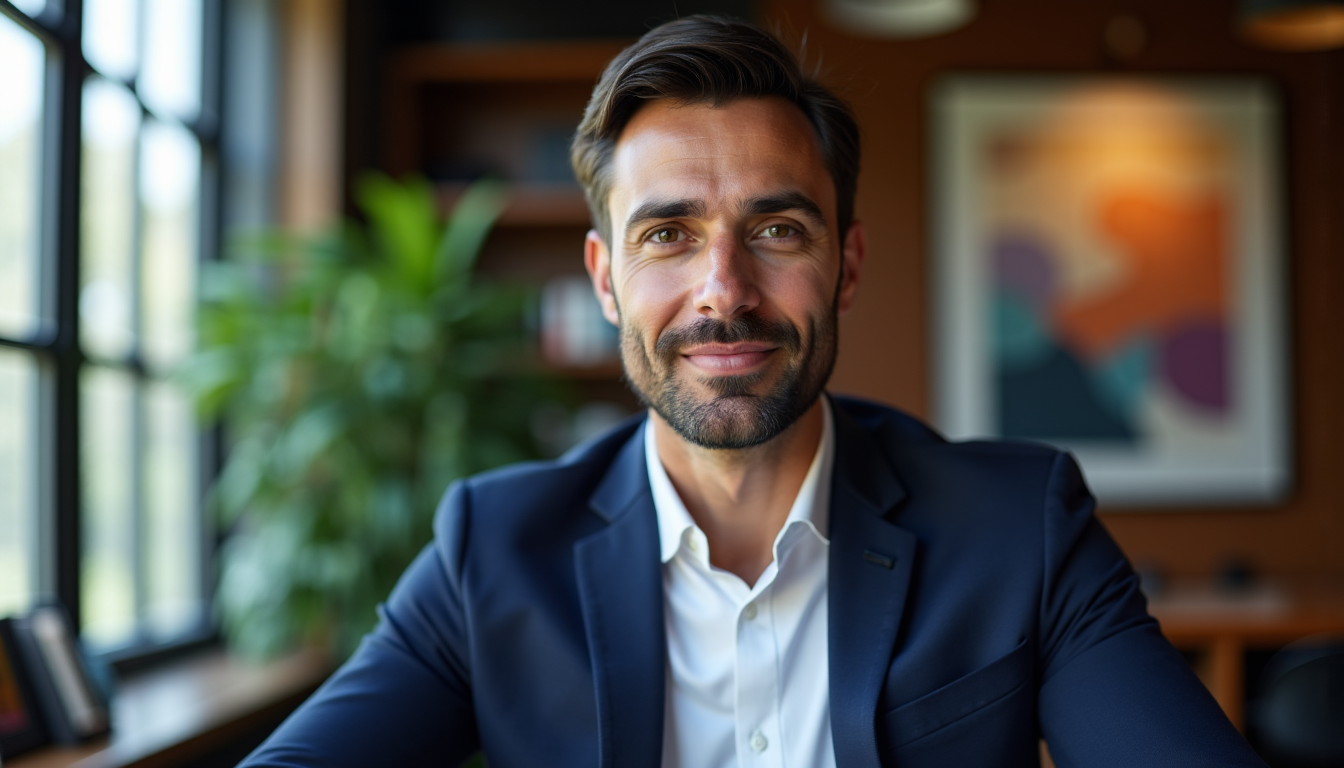 Illustration : les entrepreneurs et consultants indépendants ajustent leur portrait — solution idéale pour obtenir un portrait corporate parfait pour votre compte linkedin