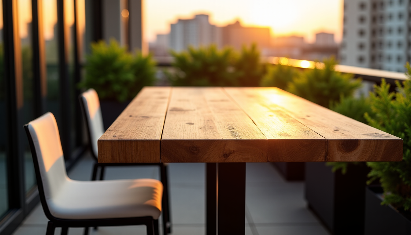 Illustration : les balcons et petites terrasses requièrent une attention — balancelle et bain de soleil : profils adaptés et espaces où privilégier une table haute