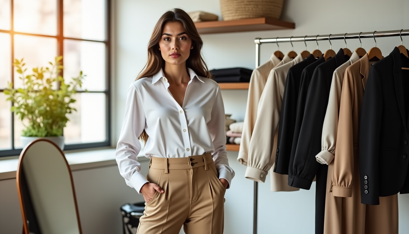 Illustration : pour certains créatifs, les vêtements constituent un moyen — vestiaire capsule : profils qui en tirent profit ou non