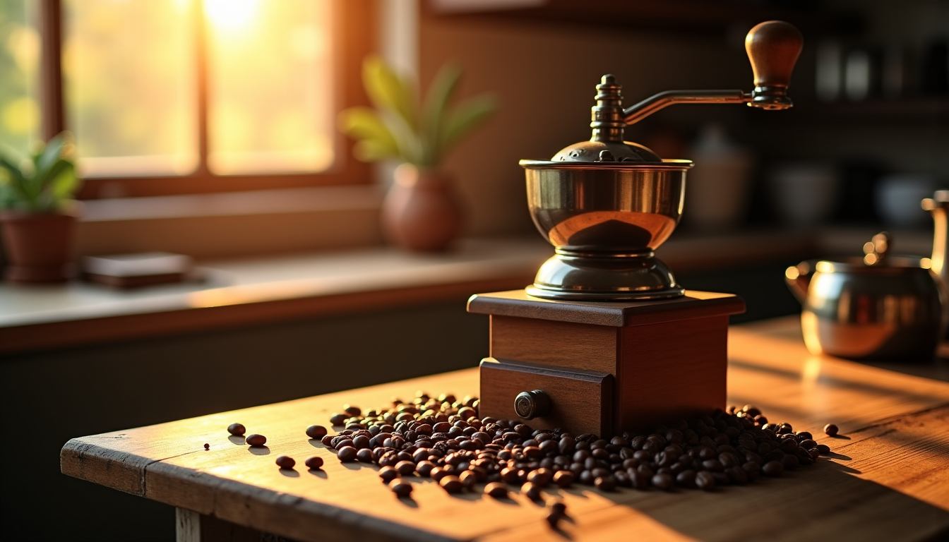 du grain intact à la tasse parfaite grâce au bon broyeur — la mouture du café n'est pas un détail
